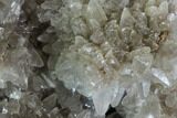 Calcite Crystals On Cubic Fluorite - Pakistan #90649-2